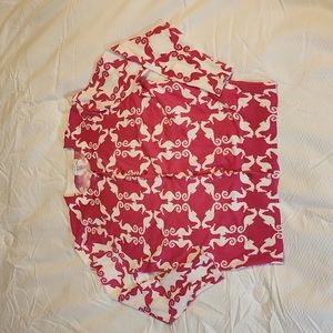 Crown and ivy seahorse three quarter sleeve sweater